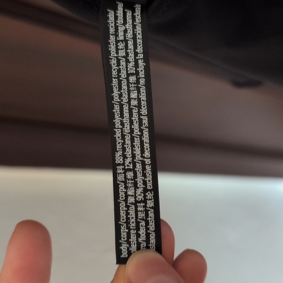 PINK Active One Piece Black Swim Suit - Medium - Picture 8 of 9